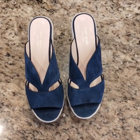 Kate Spade New York Tropez Espadrille Wedges Size 9B - Picture 15 of 15